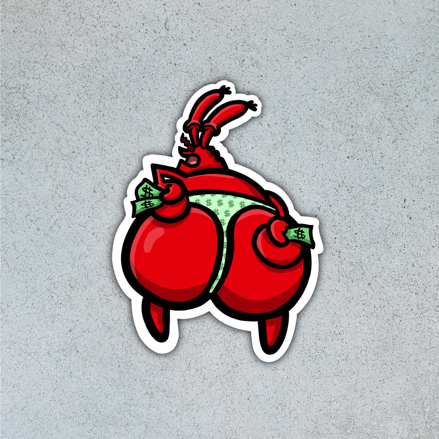 Big Booty Mr. Krabs [Sticker]