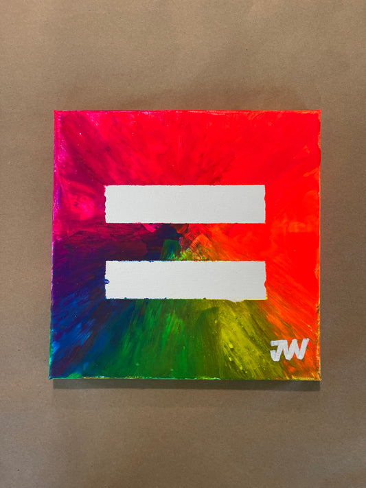 PRIDE Equality Acrylic [Painting]