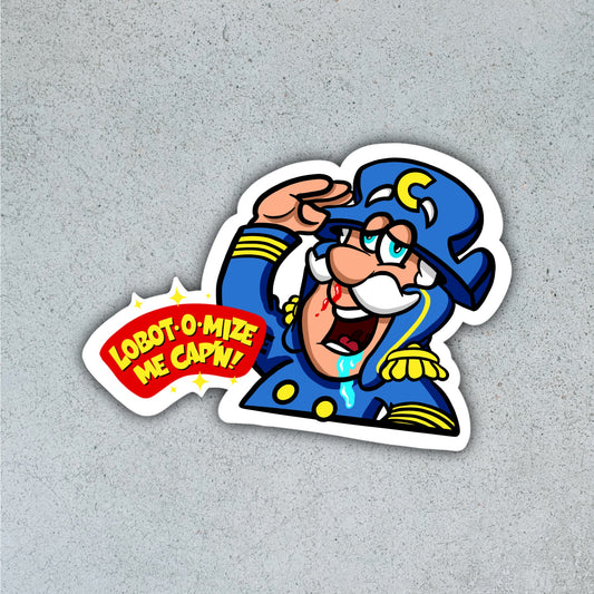 LOBOT-O-MIZE ME CAP’N [Sticker]