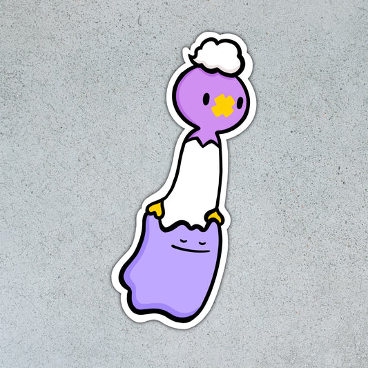 Dream Island Visit Ditto + Drifloon [Sticker]