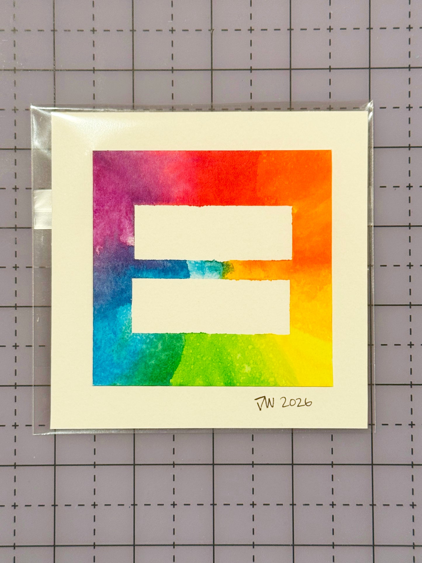 PRIDE Equality Watercolors [Painting]
