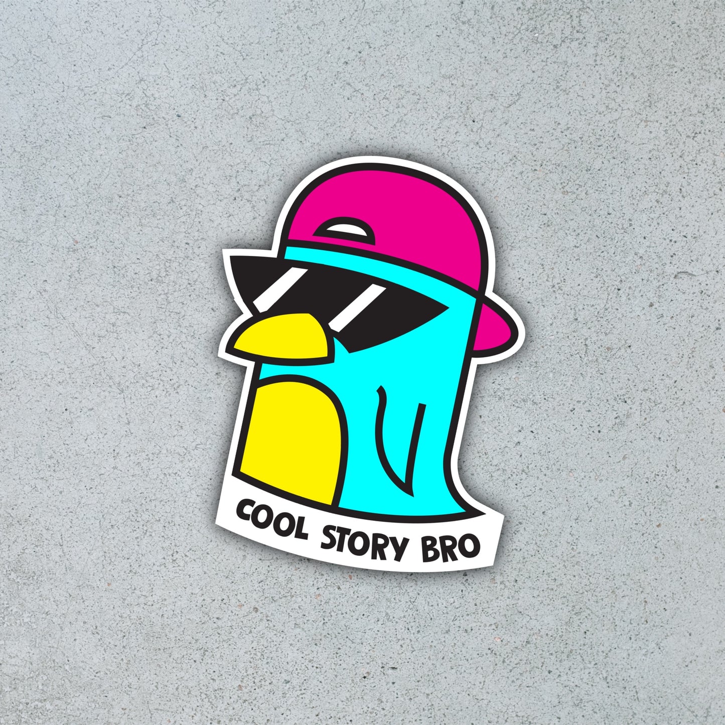 “Cool Story Bro” Penguin [Sticker]