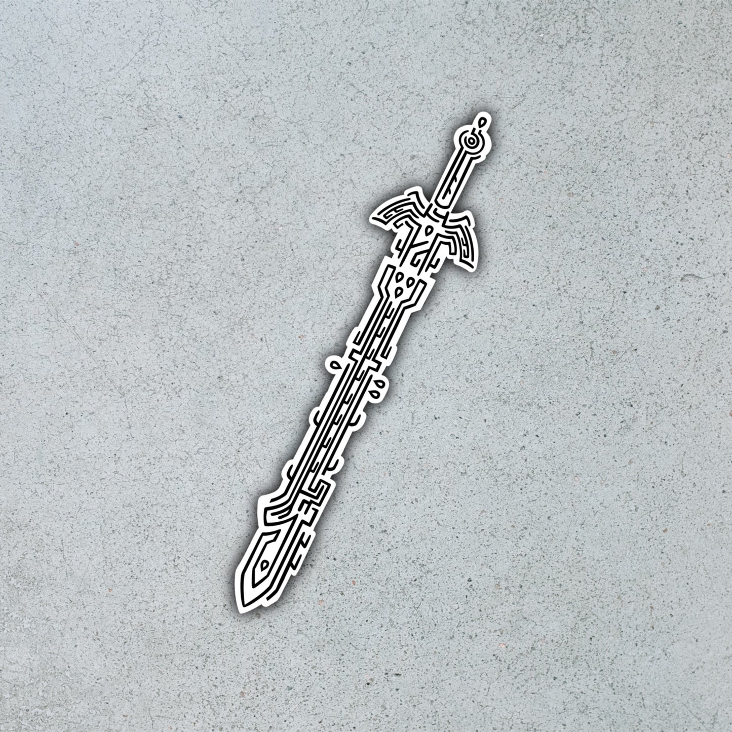 Master Sword Geoglyph [Sticker]