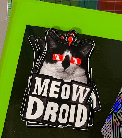 "MeowDroid" Pooter [Sticker]