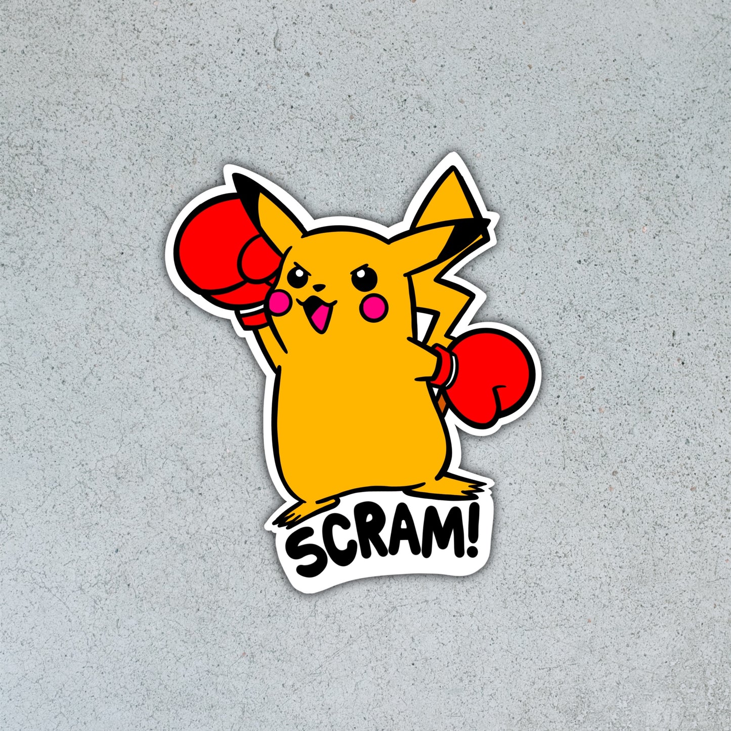 SCRAM Pikachu [Sticker]