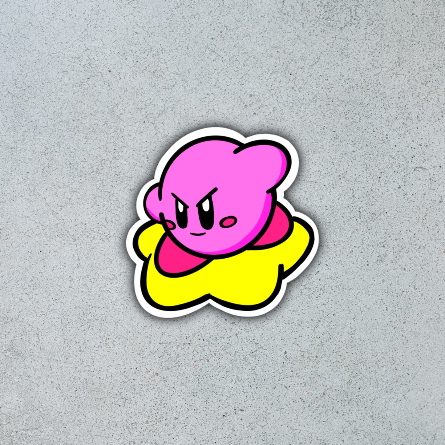 Warp-Star Surfin’ Kirby [Sticker]