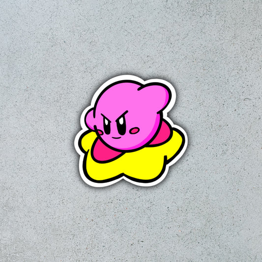 Warp-Star Surfin’ Kirby [Sticker]