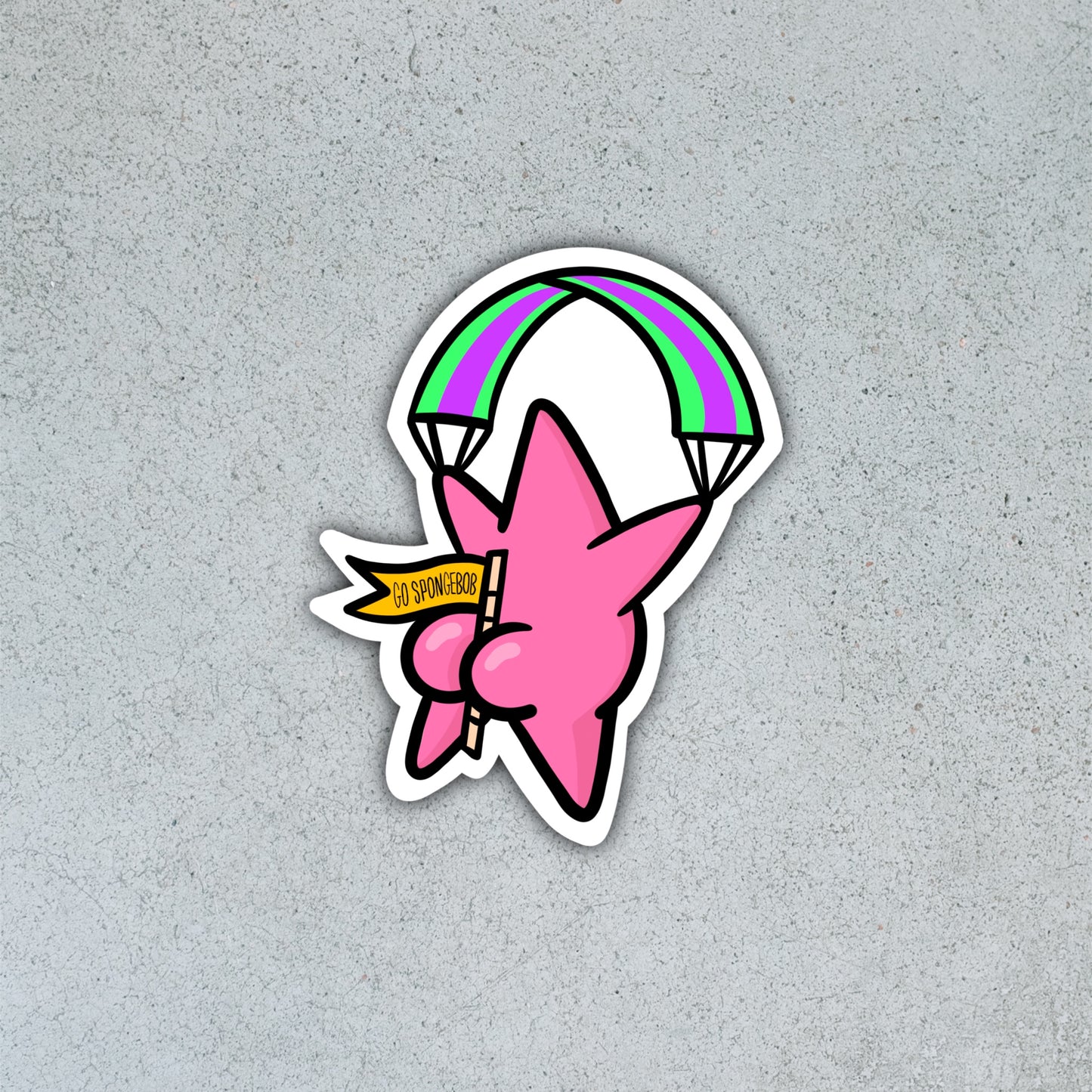 Patrick Butt Flag [Sticker]